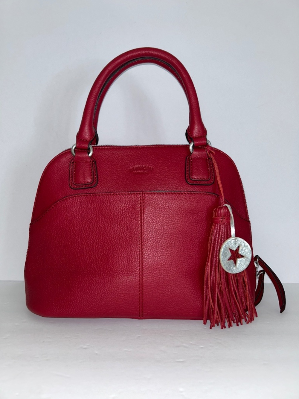 American Leather Co. Meadow Convertible Satchel in Red